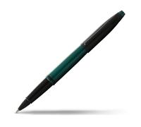 Cross Pens – Stylo roller Calais – capuchon noir mat, encre noire, boîte cadeau – vert mat, 1 pièce