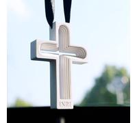 Cross Car Mirror Hanging Accessories Cross Car Diffuseur pour huiles essentielles Croix pour rétroviseur de voiture