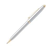 Cross Pens Stylo bille Century II Medalist – Chrome poli, plaqué 23 ct, écrin et recharge inclus