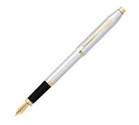 Cross Stylo plume Century II Medalist – Plaqué or 23 carats, Pointe moyenne, Écrin + deux cartouches