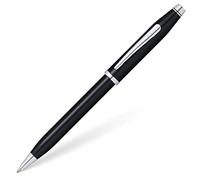 CROSS Century II Stylo à bille noir laqué chromé