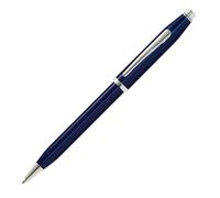 Cross Pens - Stylo bille rechargeable Century II - Bleu translucide/chrome - Coffret cadeau