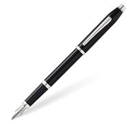 Cross Century Ii Stylo plume à pointe moyenne Noir/chromé