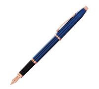 Cross Century II Translucent Cobalt Blue Lacquer Fountain Pen
