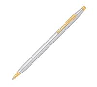 Cross Stylo bille Classic Century Medalist – Pointe medium, plaqué or 23 carats, écrin et recharge