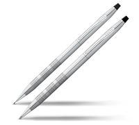 Cross Classic Century Parure stylo bille et porte-mine 0,7 mm Chrome satin