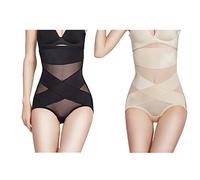 Cross Compression Abs Shaping Pants, New Cross Compression Abs & Booty High Waisted Shaper, Butt Shaper for Women (2PCS-K,XXL)