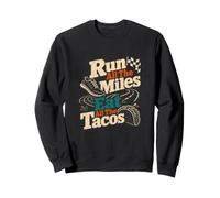 Cross Country Runner Taco Humour Sweatshirt