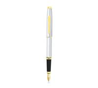 Cross Coventry Stylo-plume à pointe fine en chrome poli