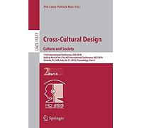 Cross-Cultural Design. Culture And Society