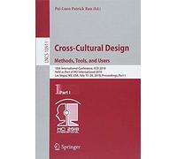 Cross-Cultural Design. Methods, Tools, And Users