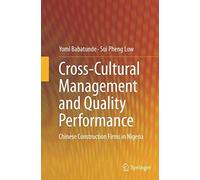 Cross-Cultural Management And Quality Performance