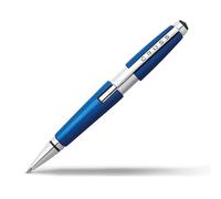 CROSS Edge - Roller bleu nitrate convertible / Stylo rechargeable - Avec système d’ouverture par glissement - Écrin classique et recharge roller noire incluse
