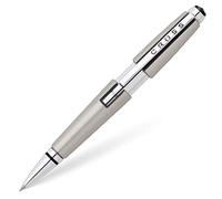CROSS Edge - Roller titanium convertible / Stylo rechargeable - Avec système d’ouverture par glissement - Écrin classique et recharge roller noire incluse