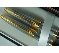 Cross Édition limitée dans des finitions de mercerie élégantes. Apogee Executive Médaille en or avec plume dorée et stylo roller Selectip Un excellent cadeau d'entreprise