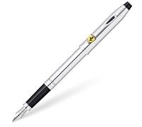 Cross Ferrari Century II - stylo-plume avec épaisseur fin, Couleur chromé Brillant