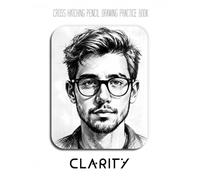 Cross Hatching Pencil Drawing Practice Book - Clarity: A Cross-Hatching Journey into Expressive Portraits and Detailed Eyewear