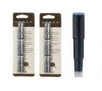 Cross Lot de 2 cartouches d'encre de stylo à plume Noir