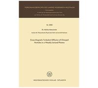 Cross-Magnetic Turbulent Diffusion Of Charged Particles In A Weakly Ionized Plasma