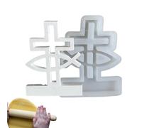 Cross Molds For Resin - Fish Epoxy Design 3D Silicone Casting Ornament Mould | DIY Crafts Desk Decor, Home Decoration Resin Accessories For Creative Projects And Artistic Creations