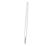 Cross Necklace Shape Pendant Unscrewable for Personal Messages Stainless Steel Sturdy and Stylish