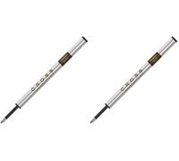 CROSS recharge 8562-3 bille Jumbo - Adaptée à tous les convertibles Cross - Pointe moyenne - Encre bleue - Lot de 2