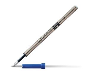 CROSS recharge 8910-2 roller - Adaptée à tous les rollers Cross - Pointe fine - Encre bleue - Lot de 1
