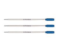 Cross Recharge pour Stylo à Bille - bleu (Lot de 3)