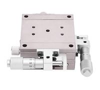 Cross Roller Guide Sliding Table Manual XY Axis High Accuracy Platform Stainless Steel 60x60mm M2G-S60 for Precision Equipment Linear Motion