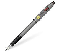 CROSS Scuderia Ferrari Century II Stylo-plume laqué satiné Gris titane Pointe fine Coffret cadeau inclus