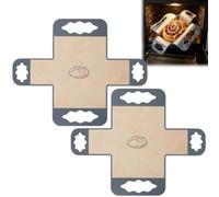 Cross Shaped Reusable Silicone Baking Liner with 4 Lift Handles, Non-Stick Lift-Out Cake Pan Liner, Heat Resistant Baking Mat for Sourdough,Banana Bread,Pound Cake & Meatloaf
