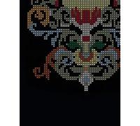 Cross Stitch & Needlepoint Chart and Pattern Sketchbook: Four Sizes of Stitch Count Graphs on 10 Square Grid with Fill In Floss Charts