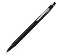 Cross Click Clip-on retractable ballpoint pen Moyen Noir - Stylos à bille (Noir, Noir, Chrome, Clip-on retractable ballpoint pen, Moyen, Rond, Métal)