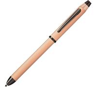 Cross Tech3+ Brushed Rose-Gold PVD Multifunction Pen with Stylus and 0.5mm Lead