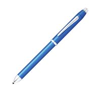 CROSS Tech3+ Metallic Blue Multi-Function Ballpoint Pen with Stylus incl. Premiu