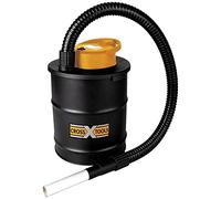 Cross Tools Aspirateur à Cendres Puissant 600 W, Filtre Lavable, Réservoir 12 L, Compatible Cheminées et Poêles à Bois, Aspiration Métal/PVC 150 mbar