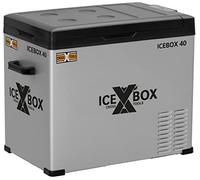Réfrigérateur Bar Cross Tools Ice Box 40 68061 Panier Amovible Éclairage Intérieur 40L 230V Aluminium Noir Argenté noir/argenté