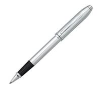 CROSS Townsend chrome poli - Roller noir convertible / stylo rechargeable - Écrin de luxe et recharge roller noire incluse