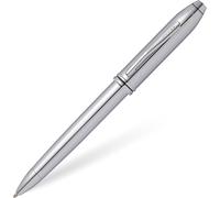 Cross Pens Stylo bille rechargeable Townsend chrome poli – Écrin de luxe, recharge noire incluse
