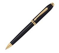 Cross Pens Stylo-bille rétractable Townsend – laque noire
