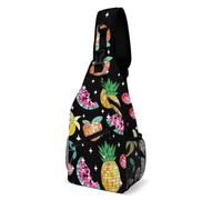 Crossbody Bag Boule À Facettes Disco Mignonne En Forme De Fruits Pochette Epaule Casual Sac À Main Multifonctionnel Sac Bandouliere Pour Voyages Excursion Cyclisme