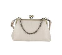 Crossbody Bags for Women, Vintage Kiss Lock Handbag Crocodile Pattern Shoulder Bag PU Leather Crossbody Bag Evening Clutch Purse for Women Shopper Wedding Evening Bags