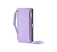 Crossbody Etui Pour Realme C35 4G Blocage RFID 9 Emplacements Pour Cartes Etui Portefeuille Longue Lanière Fente Pour Les Factures A Fermeture Eclair