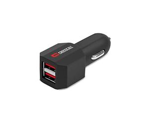 Crosscall CV2.PE.NR000 Chargeur Allume Cigare Double USB d'Origine Linux Noir