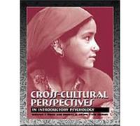 CrossCultural Perspectives in Introductory Psychology with InfoTrac by William North Country Community College PriceRichley Utah State University Crapo Richley H. Crapo, William F. Price (Auteur)