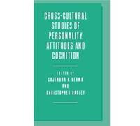 CrossCultural Studies of Personality Attitudes and Cognition - Palgrave Macmillan - Palgrave Macmillan - Livre en Anglais - Hardback Palgrave MacmillanPalgrave Macmillan (Auteur)