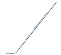 Crosse de hockey en matière composite Warrior Covert Deluxe White Intermediate W28 Gallagher main gauche en bas, flex 55