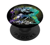Crosse de Hockey sur Glace Requin défenseur Palet Crosse de Hockey Dangereux PopSockets PopGrip Adhésif