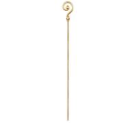 Boland Crosse de Saint Nicolas 185 cm – bâton d'évêque en polypropylène doré