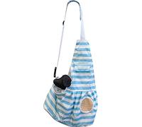 Crosses Bag pour Le Transport de Chiens et de Chats, Sac pour Animaux de Compagnie en Nylon résistant avec Filet en Filet Respirant | Fantaisie Nautique | Mesure 41X18X26 CM